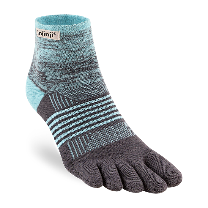 Injinji TRAIL Women's Specific Midweight Mini-Crew Running Socks