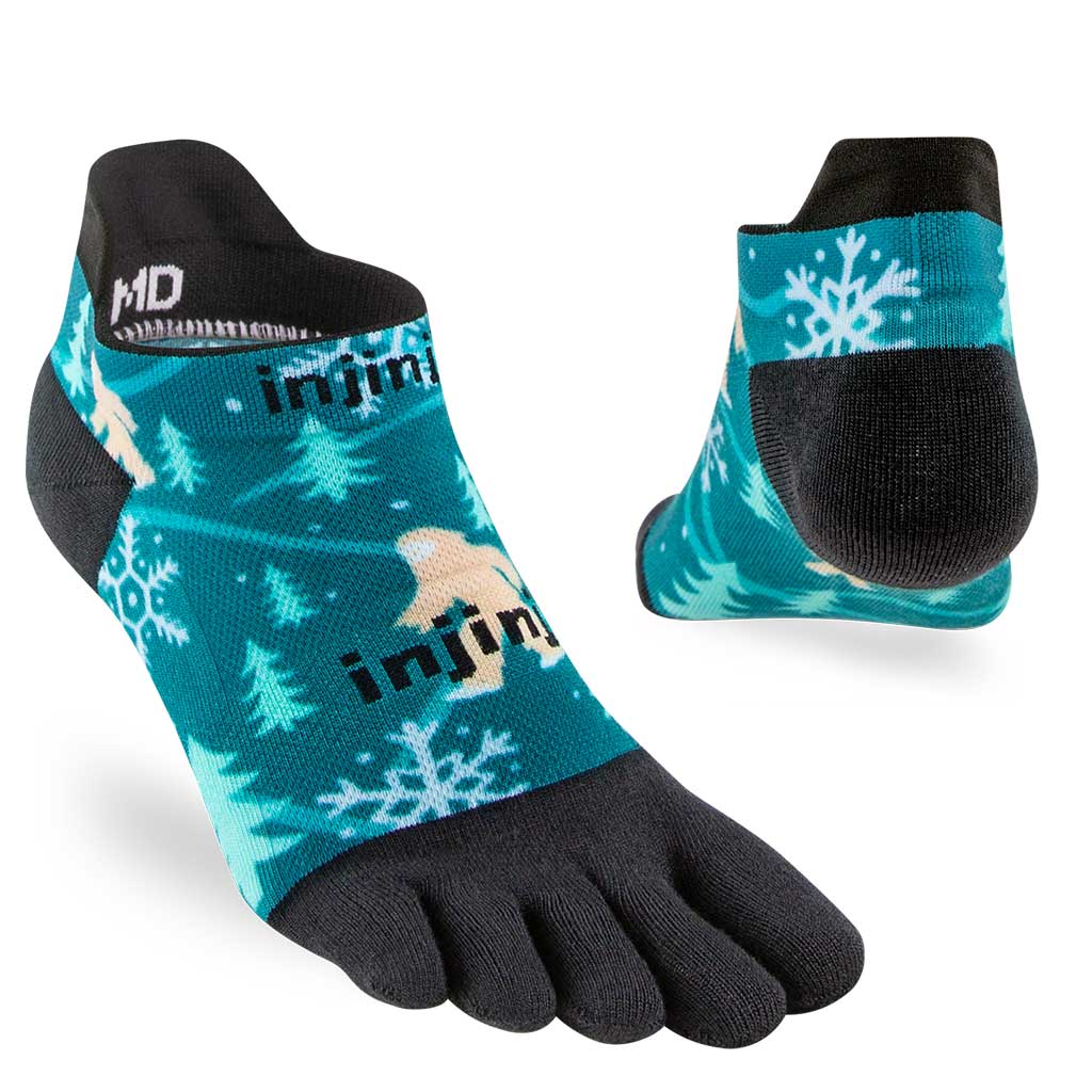 SALE: Injinji RUN Lightweight No-Show Running Socks