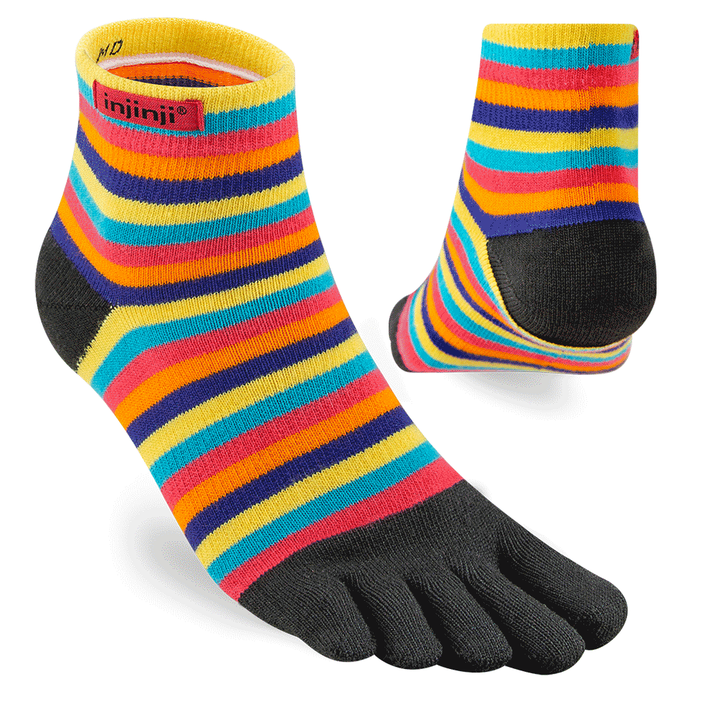 SALE: Injinji SPORT Original Weight Mini-Crew Running Socks