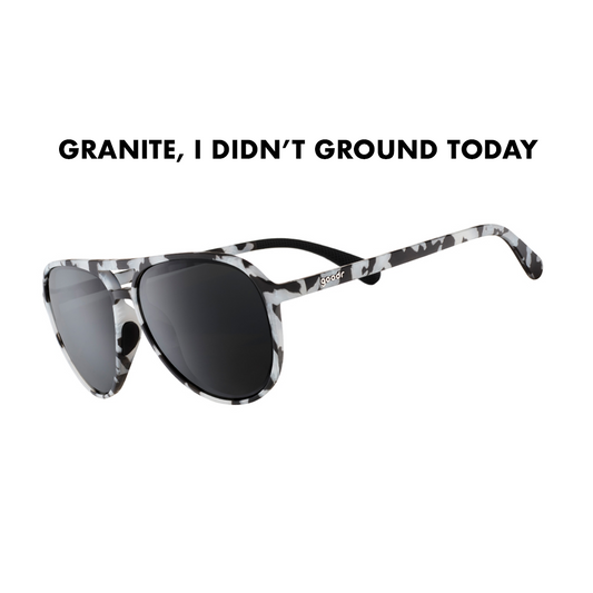 SALE - Goodr Mach G's - Granite, I Didn't Ground Today