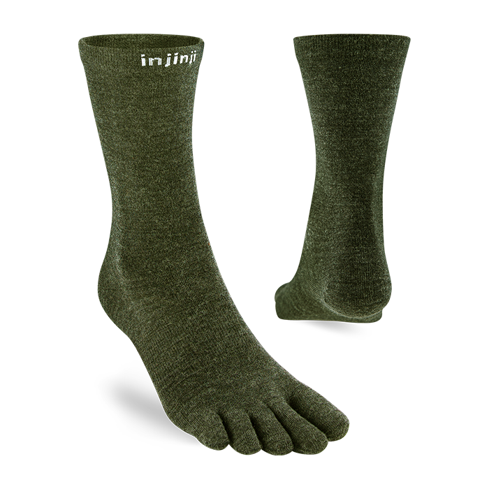 Injinji Liner Lightweight Crew Wool Socks