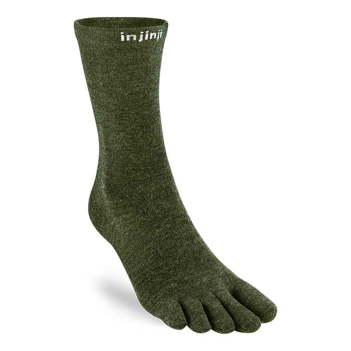 Injinji Liner Lightweight Crew Wool Socks
