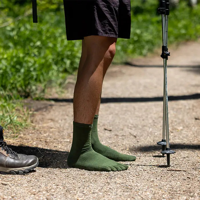 Injinji Liner Lightweight Crew Wool Socks