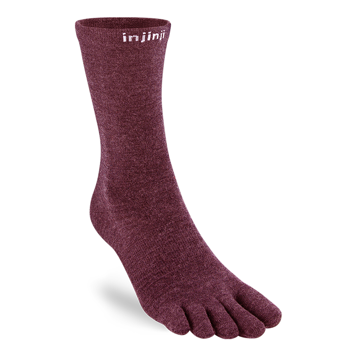 Injinji Liner Lightweight Crew Wool Socks