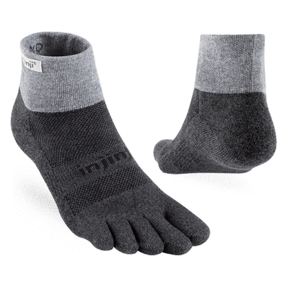 Injinji TRAIL Midweight Mini-Crew Running Socks