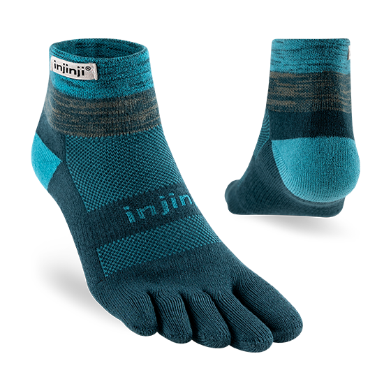 Injinji TRAIL Midweight Mini-Crew Running Socks