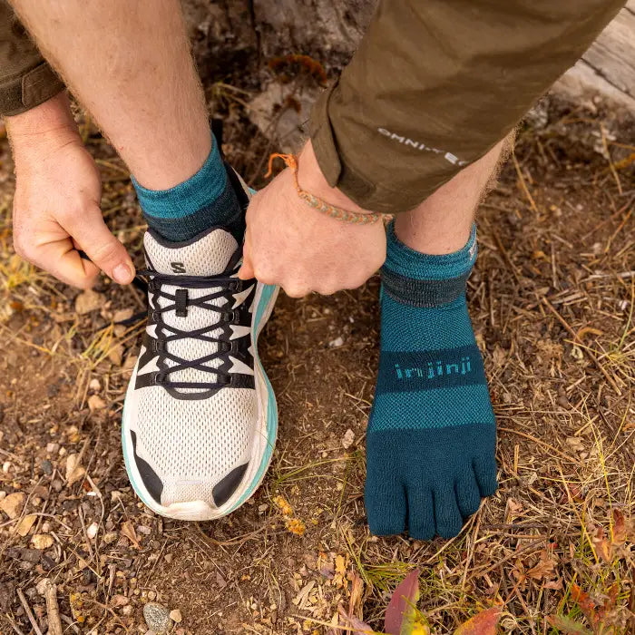 Injinji TRAIL Midweight Mini-Crew Running Socks