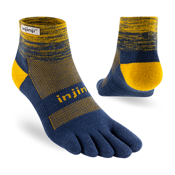 Injinji TRAIL Midweight Mini-Crew Running Socks