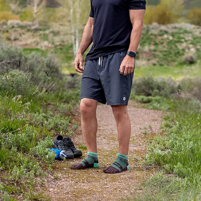 Injinji TRAIL Midweight Mini-Crew Running Socks