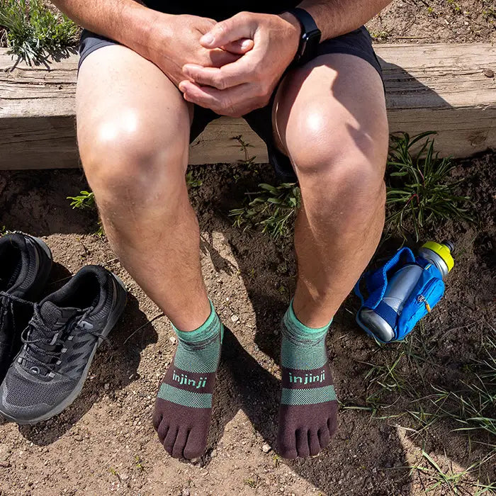 Injinji TRAIL Midweight Mini-Crew Running Socks