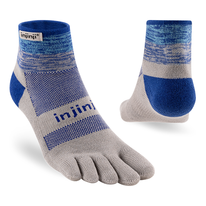 Injinji TRAIL Midweight Mini-Crew Running Socks