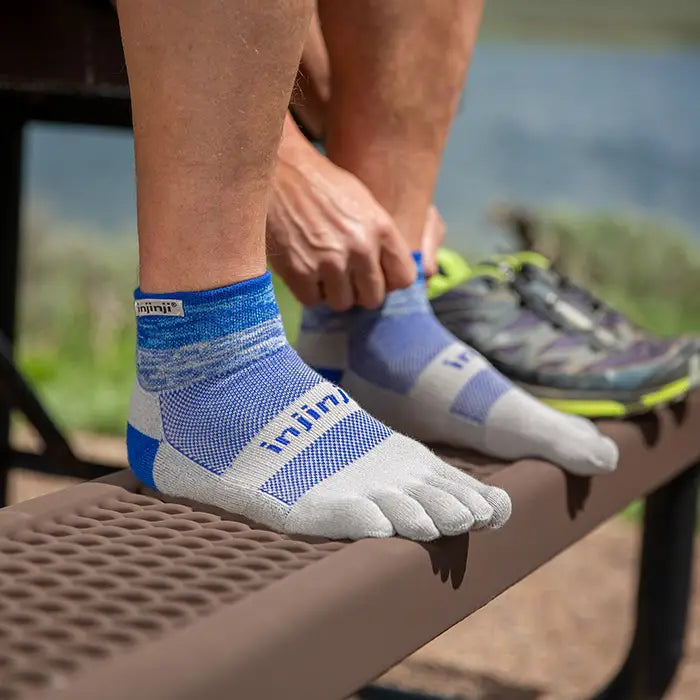 Injinji TRAIL Midweight Mini-Crew Running Socks