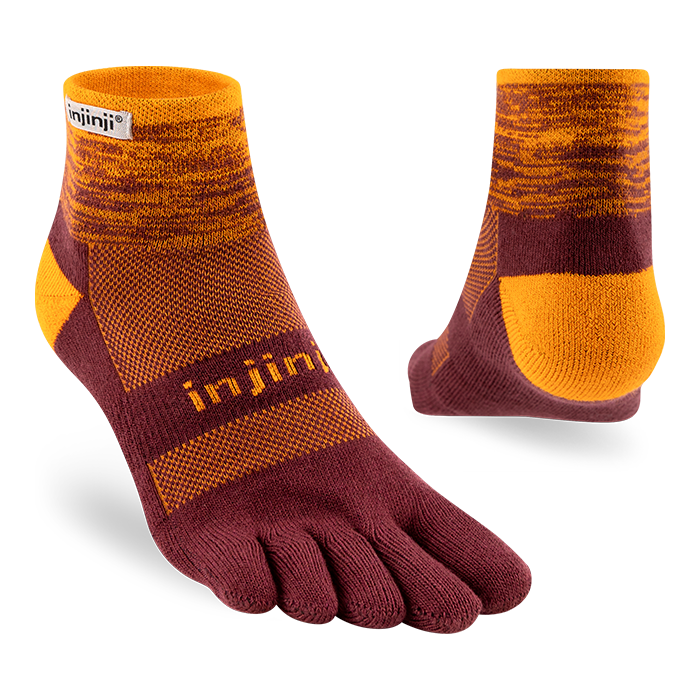 Injinji TRAIL Midweight Mini-Crew Running Socks