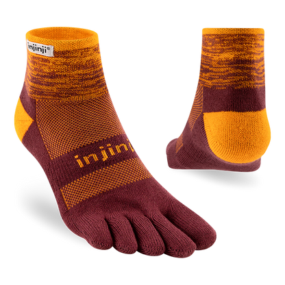 Injinji TRAIL Midweight Mini-Crew Running Socks