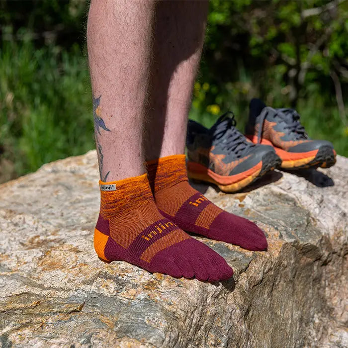 Injinji TRAIL Midweight Mini-Crew Running Socks