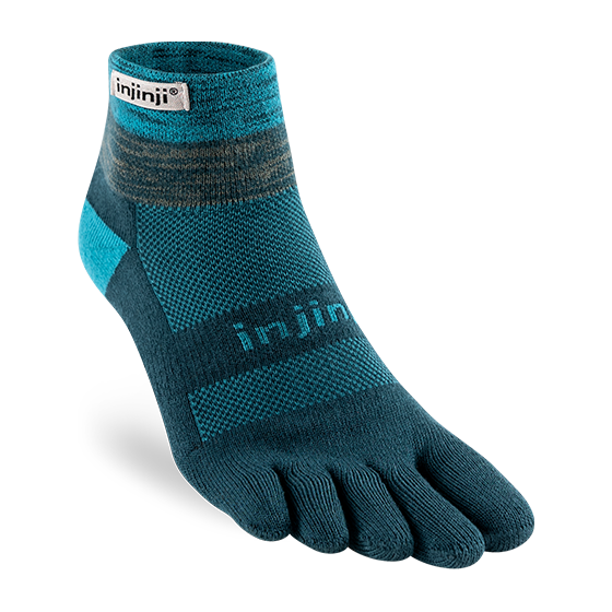 Injinji TRAIL Midweight Mini-Crew Running Socks
