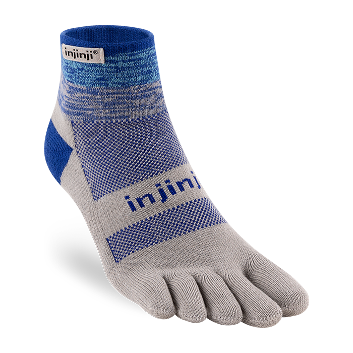 Injinji TRAIL Midweight Mini-Crew Running Socks