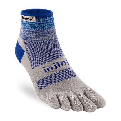 Injinji TRAIL Midweight Mini-Crew Running Socks