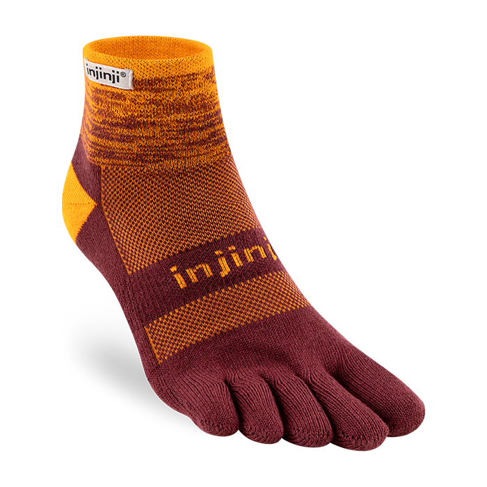 Injinji TRAIL Midweight Mini-Crew Running Socks