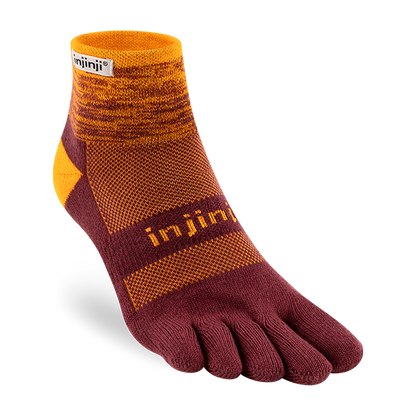 Injinji TRAIL Midweight Mini-Crew Running Socks