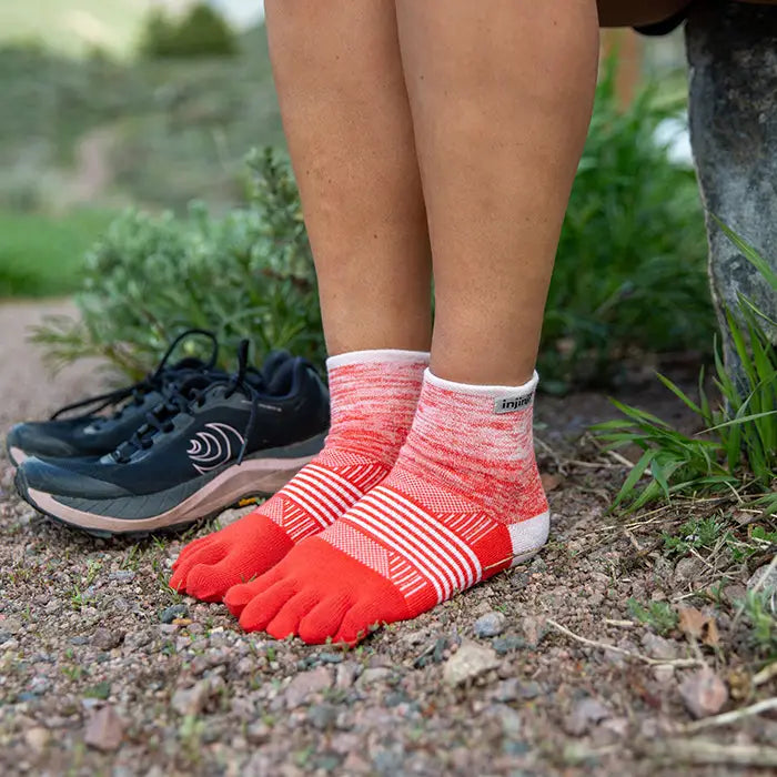 Injinji TRAIL Women's Specific Midweight Mini-Crew Toesocks