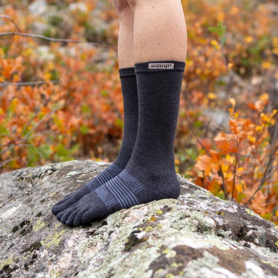 Injinji TRAIL Women's Specific Midweight Crew Running Socks