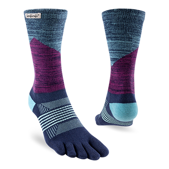 Injinji TRAIL Women's Specific Midweight Crew Running Socks