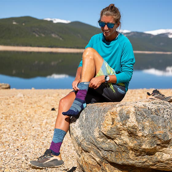 Injinji TRAIL Women's Specific Midweight Crew Running Socks