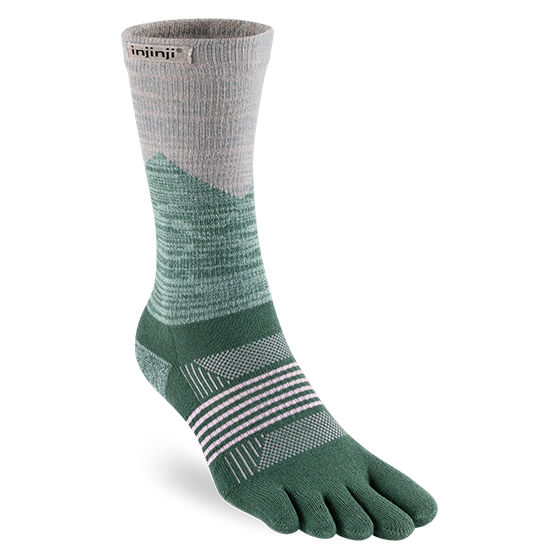 Injinji TRAIL Women's Specific Midweight Crew Running Socks