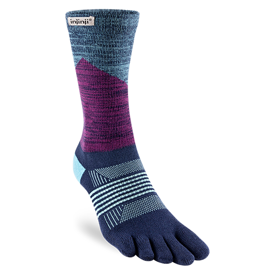 Injinji TRAIL Women's Specific Midweight Crew Running Socks