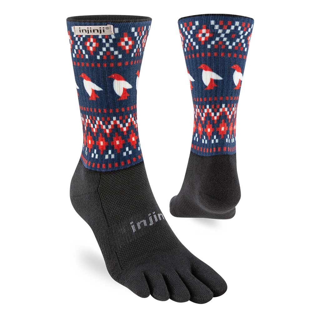 Injinji Spectrum TRAIL Midweight Crew Running Socks