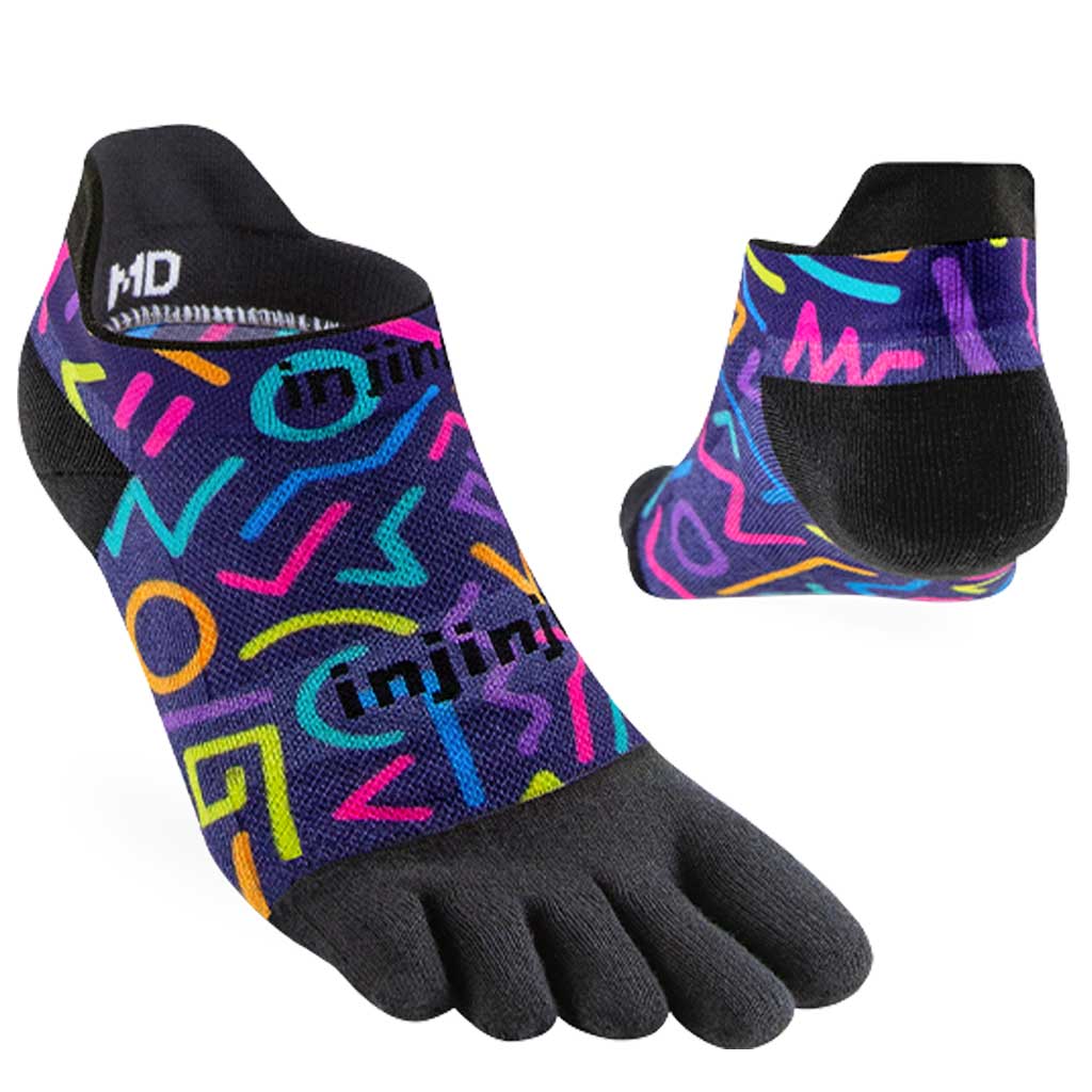 SALE: Injinji RUN Lightweight No-Show Running Socks