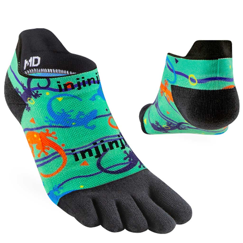 SALE: Injinji RUN Lightweight No-Show Running Socks