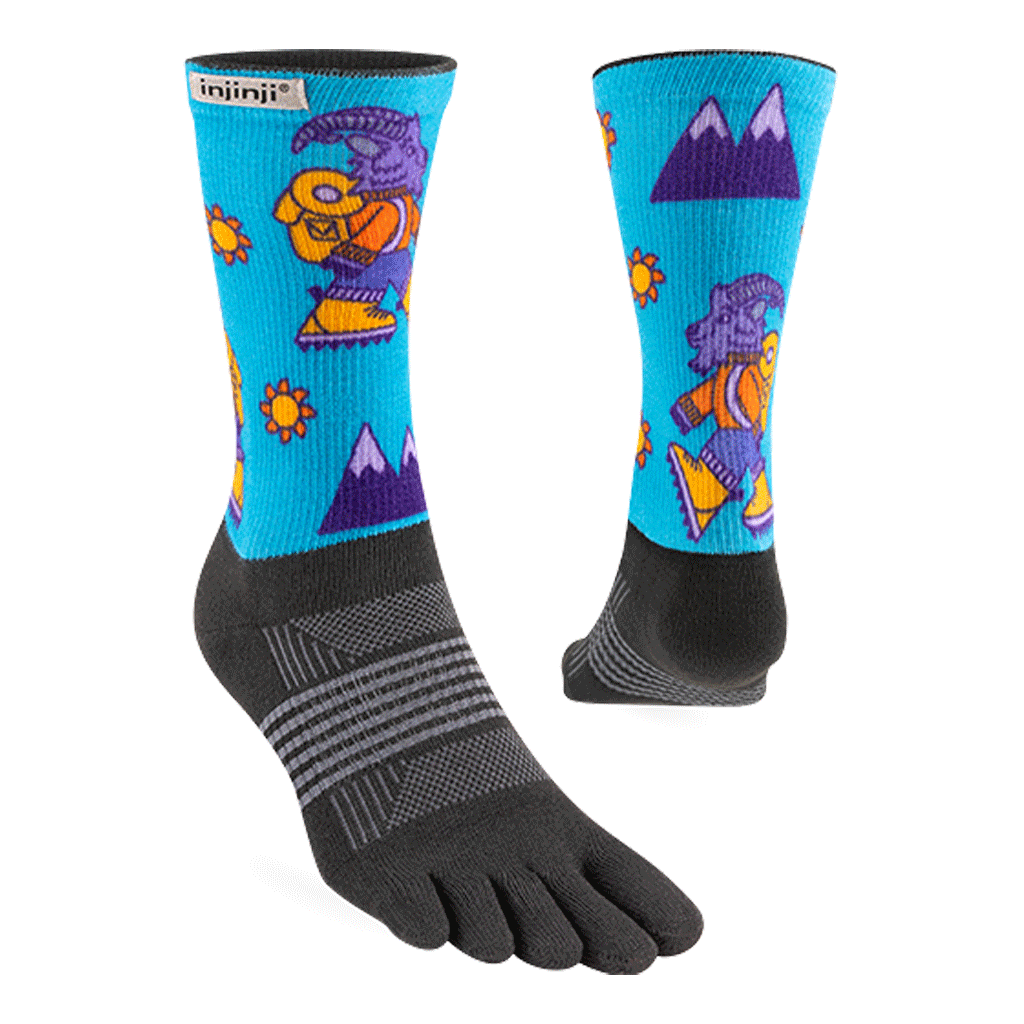 Injinji Artist Designed Women&#39;s Trail Crew Toesocks