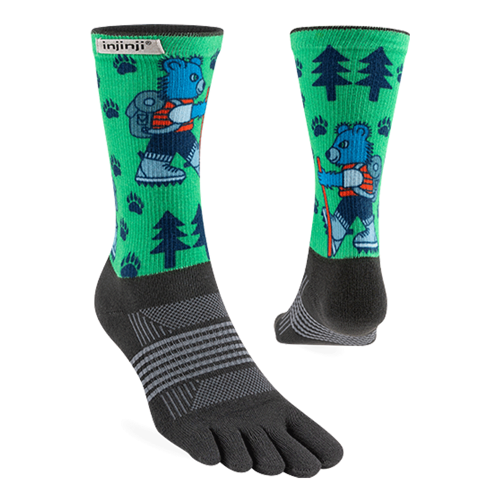 Injinji Artist Designed Women&#39;s Trail Crew Toesocks