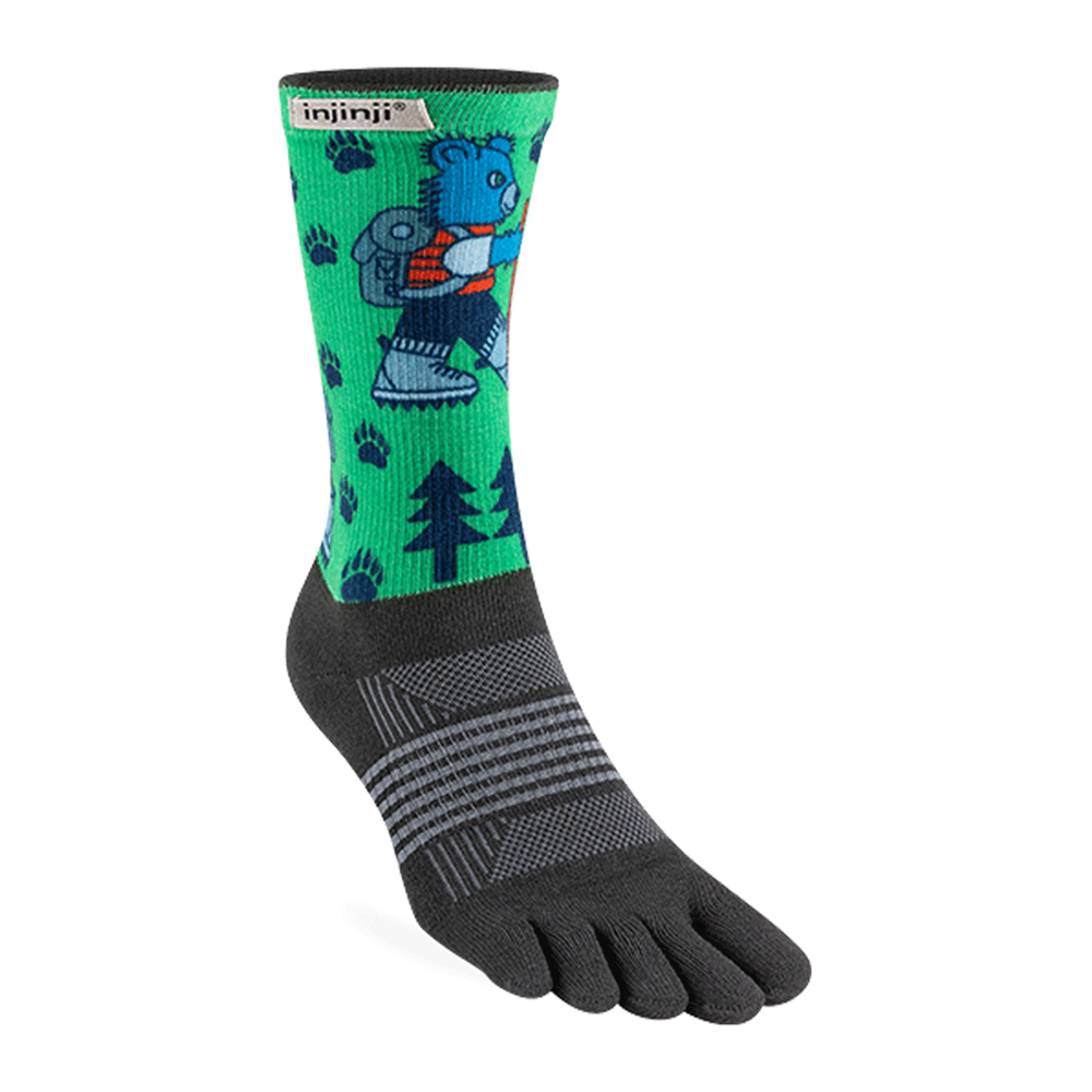 Injinji Artist Designed Women&#39;s Trail Crew Toesocks