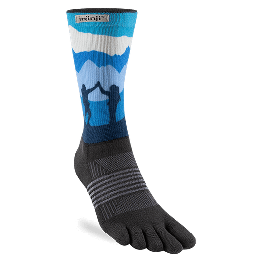 SALE: Injinji Artist Designed Women's Trail Crew Toesocks