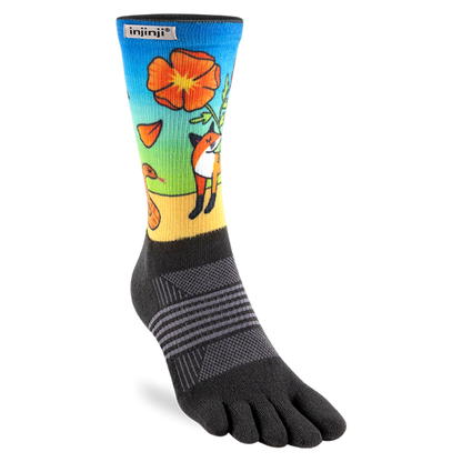 Injinji Artist Designed Women's Trail Crew Toesocks