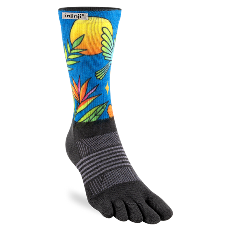 Injinji Artist Designed Women's Trail Crew Toesocks
