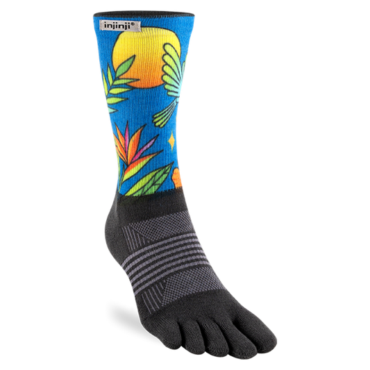 Injinji Artist Designed Women's Trail Crew Toesocks