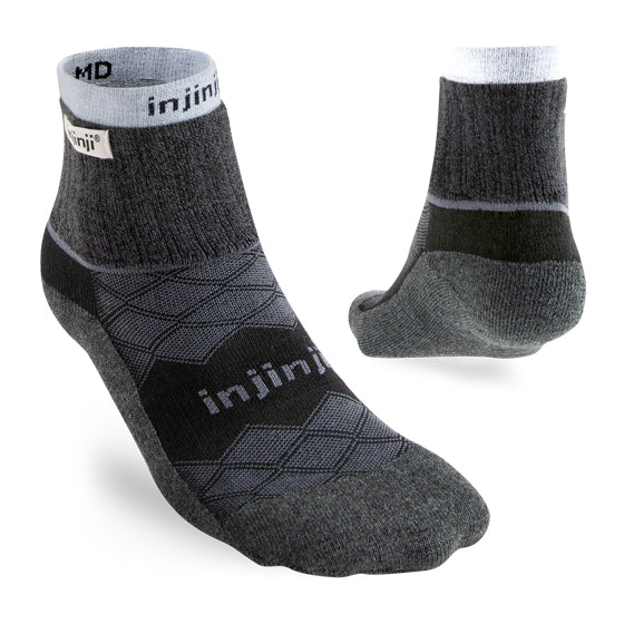 Injinji RUNNER + LINER Mens Mini-Crew Running Socks