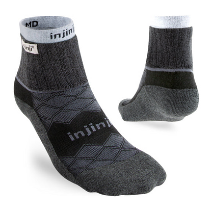 Injinji RUNNER + LINER Mens Mini-Crew Running Socks