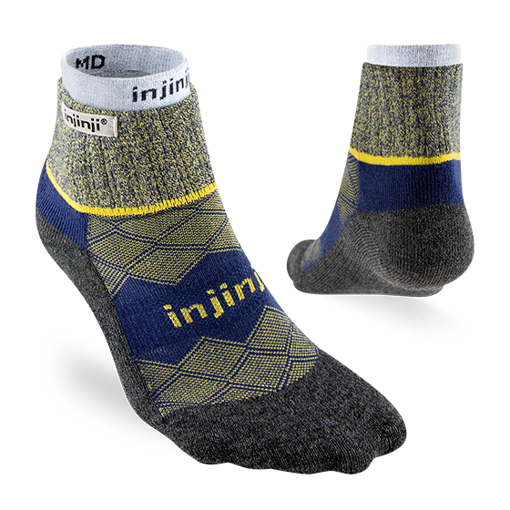 Injinji RUNNER + LINER Womens Mini-Crew Running Socks