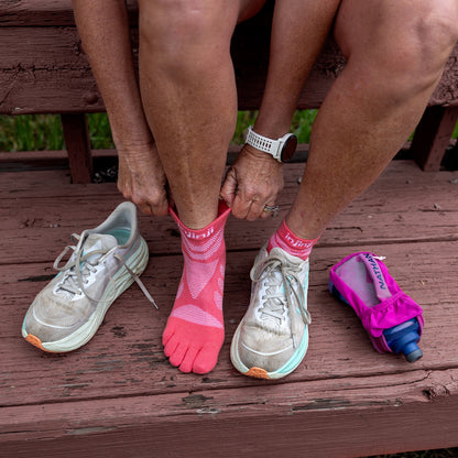 Injinji Womens Specific Ultra Run Mini Crew Running Socks