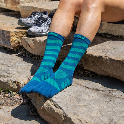 Injinji Womens Specific Ultra Run Crew Running Socks