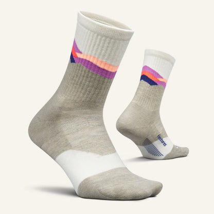 Feetures Trail Max Cushion Mini-Crew - Ignite