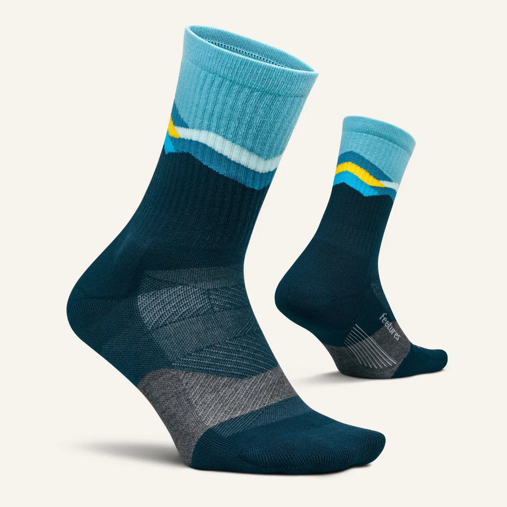 Feetures Trail Max Cushion Mini-Crew - Ignite