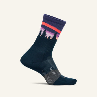 Feetures Trail Max Cushion Mini-Crew - Ignite