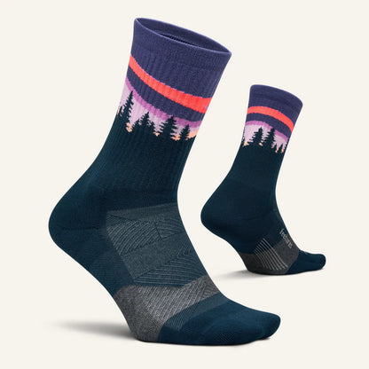 Feetures Trail Max Cushion Mini-Crew - Ignite