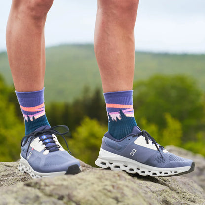 Feetures Trail Max Cushion Mini-Crew - Ignite
